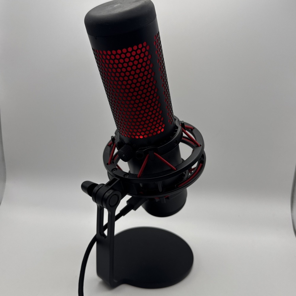 HyperX QuadCast USB Condenser Microphone Red